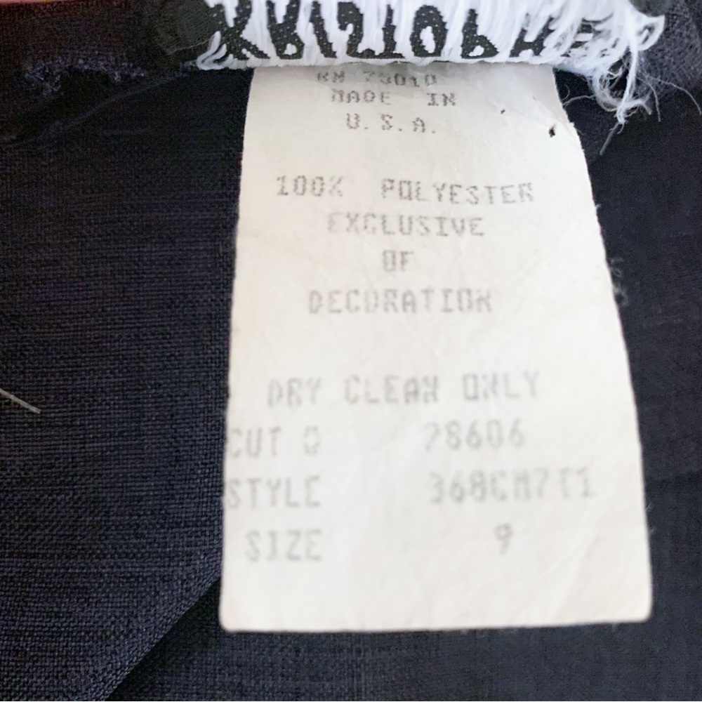 Jodi Kristopher dress with velvet flowers size 9 - Picture 6 of 8